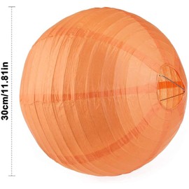 Paper Lanterns 10 Pcs Decorative Lanterns Diameter 11.8 inches (30 cm) Paper Lanterns for Party/Event/Festival/Tavern/Birthday/Wedding/Publishing/DIY Painting/Decoration