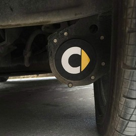 SHIFENG For Smart fortwo forfour 453 451 450 Auto Accessories Car Chassis Rear Pipeline Rubber Stopper Waterproof Cover Plug(C logo)