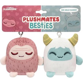 TeeTurtle Plushiverse - Plushmates Besties Keychain Set - Style: Otter