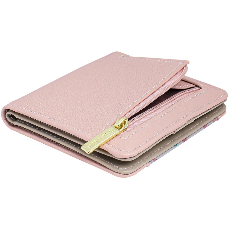 Small Wallet Women RFID Blocking Bifold Leather Wallets for Women
