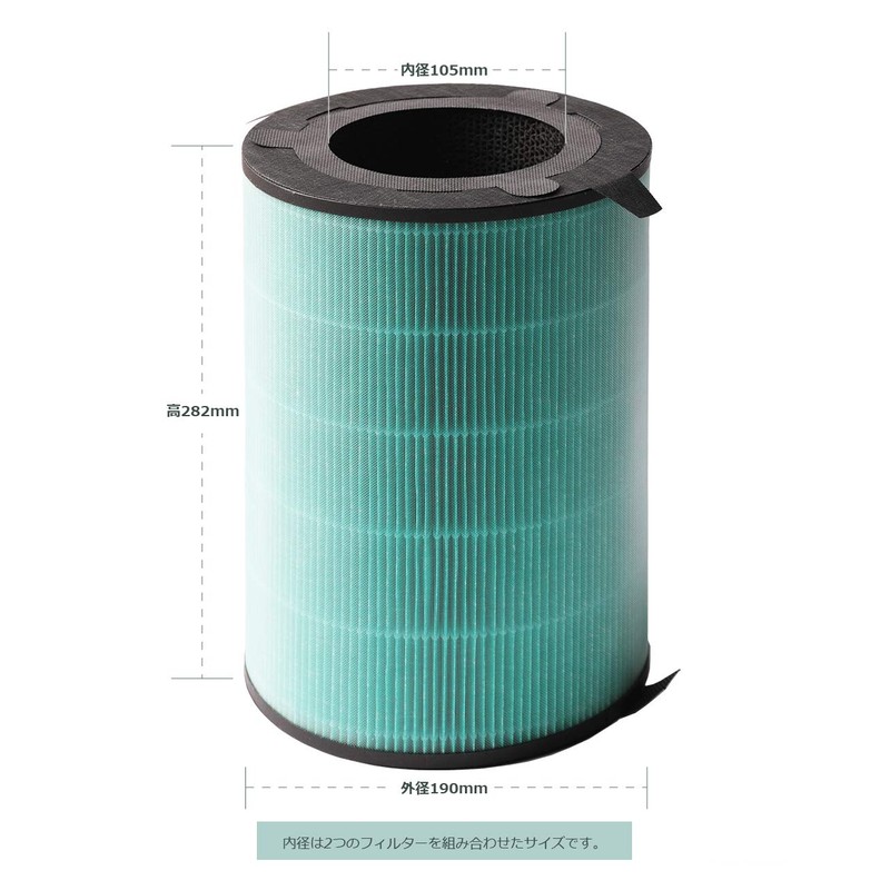 KTJBESTF Air Purifier Replacement Filter for Air Purifiers
