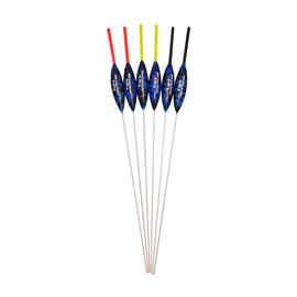 SRG Pole Floats SRG101 Pack of 6 x Pole Floats 'Hybrid' Power Chianti Fiberglass Stem choose from (0.3g / 0.4g / 0.5g) (6 x 0.4g (2 x Red / 2 x Yel / 2 x Black Tip))