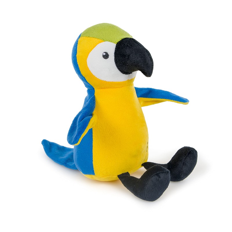 Petface Planet Percy the Parrot Eco Friendly Plush Dog Toy