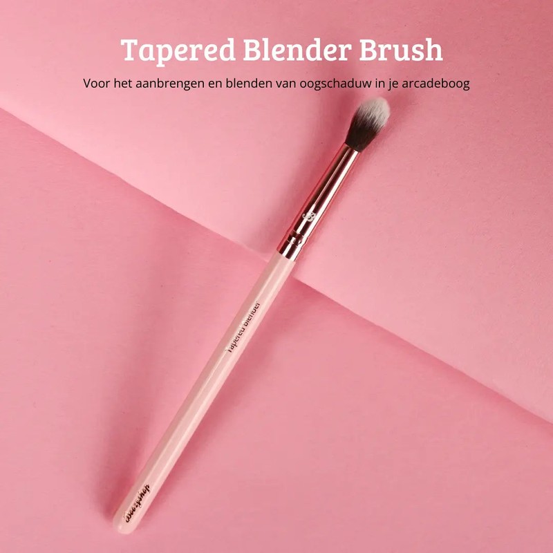 Boozyshop Pink &amp; Rose Gold Tapered Blender Brush
