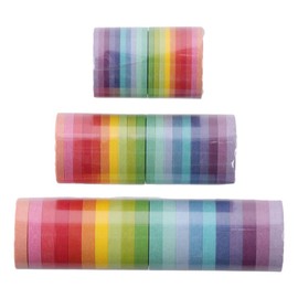 diyhub 60 Rolls Washi Masking Tape Set,Colorful Decorative Thin Tapes,Colorful Rainbow Pastel Washi Tape Set for Decorative Masking Label Stickers Arts