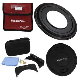 'WonderPana Freearc 77 mm Step Up Ring Kit from Fotodiox Pro, Anodized Black Metal Aluminium Step Up Ring for 77 mm Lens Threads WonderPana145 Round Filters and Wonder RPANA66 6.6 "X8.5 Rectangle Filters with 145 mm Lens Cap