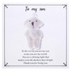 Pocket Bear Hug, To My Son Plush Bear Gifts from