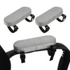 sourcing map 2Pcs Office Chair Arm Pads, Memory Foam Armrest