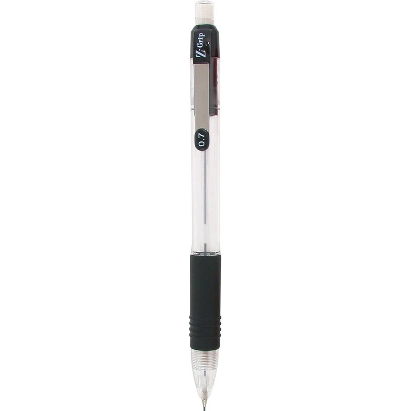 Zebra Z-Grip Mechanical Pencil 0.7mm 7 Pack, Black (52471)