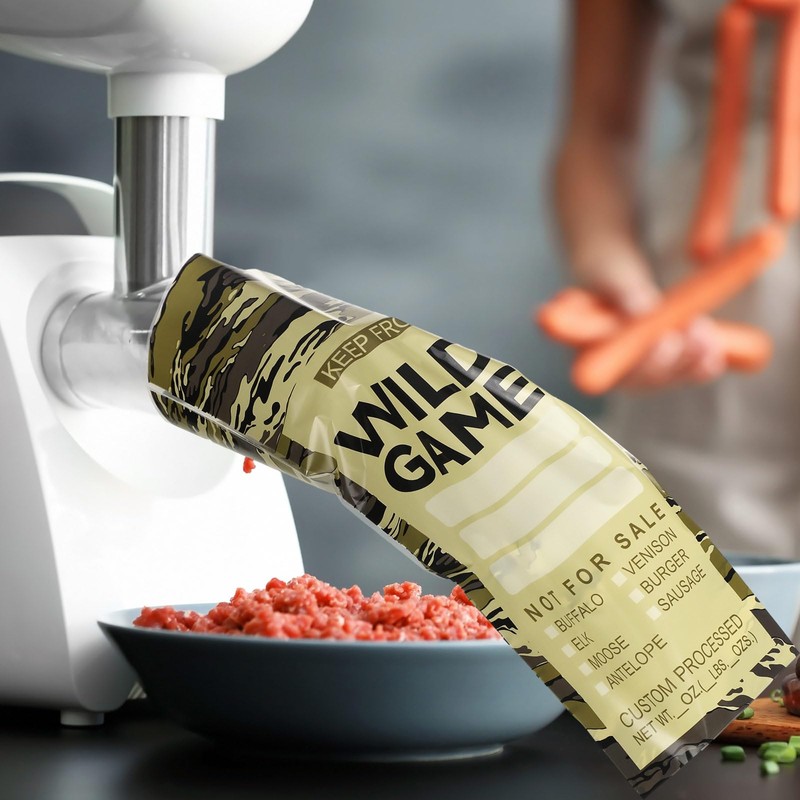 Noveread 400 Pcs Reusable Wild Game Meat Bags, 1 lb