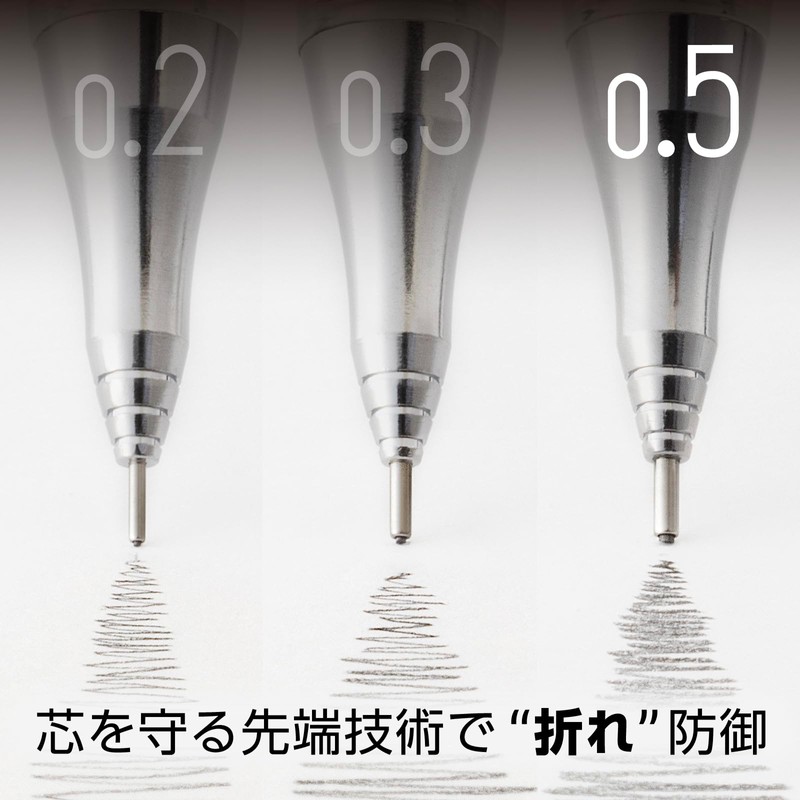 Pentel Sharp Pencil Orenz Metal Grip ORENZ METAL GRIP 0.5mm