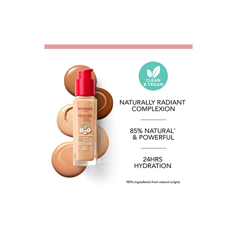 Bourjois - Base Healthy Mix Clean Foundation, base, sombra 053,