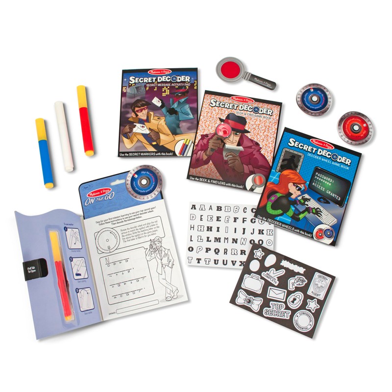 Melissa & Doug On The Go Secret Decoder Deluxe Activity