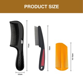 atnayo 3 Pcs Dandruff Comb, Energy Massage Comb, Removes Dandruff and Dirt for Women and Men, Lice Comb Multifunctional Hairbrush, Clean up Oily Hair