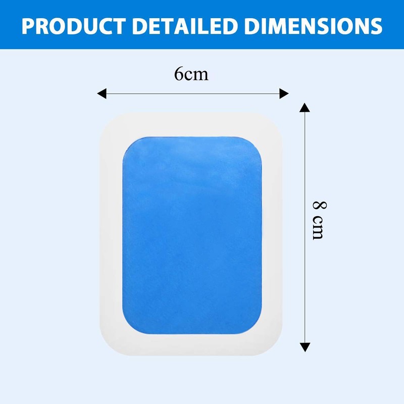 LZLRUN 30PCS ABS trainer replacement Gel sheet for muscle abdominal