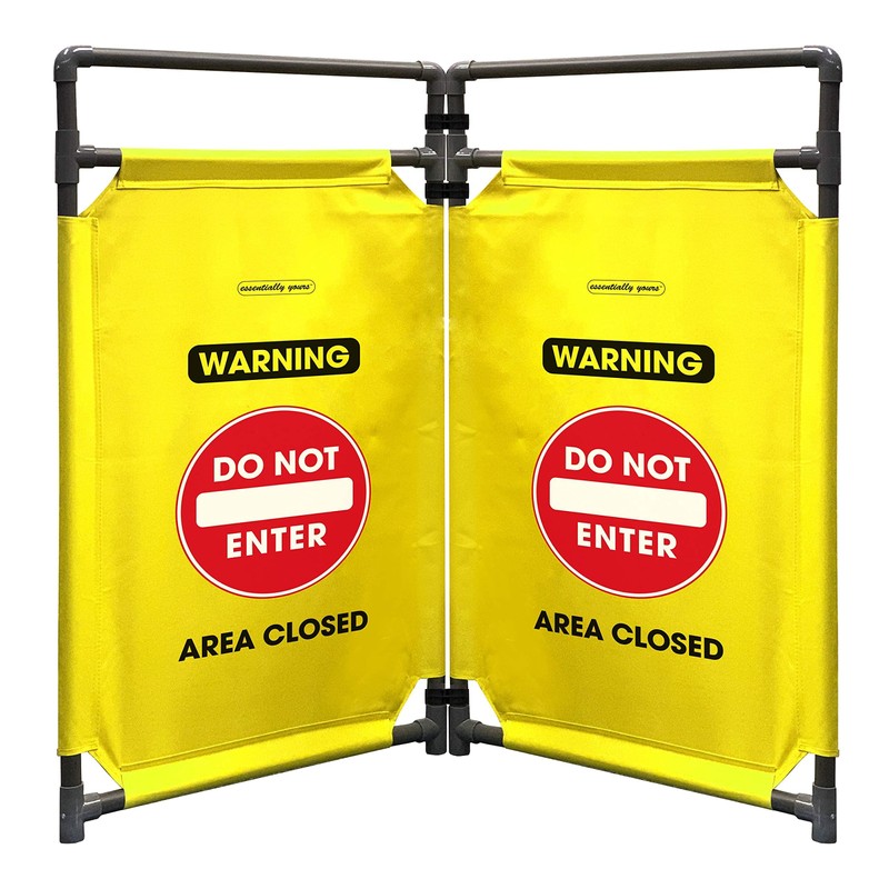 Essentially Yours "Do Not Enter Foldable Safety Barricade | High