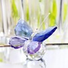 ACEmedia Crystal Cut Butterfly Animal Ornament Decoration for Office Table