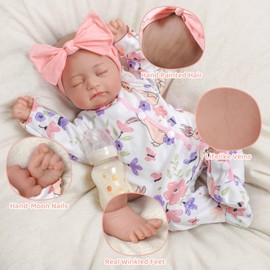BABESIDE Reborn Baby Dolls - 20 inch Soft Vinyl Realistic-Adorable Baby Doll Real Life Baby Dolls with Complete Accessories Perfect for Cuddling, Playtime, and Gift Giving