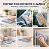 Microfiber Cleaning Cloth Roll 80 PCS, 12" x 12"