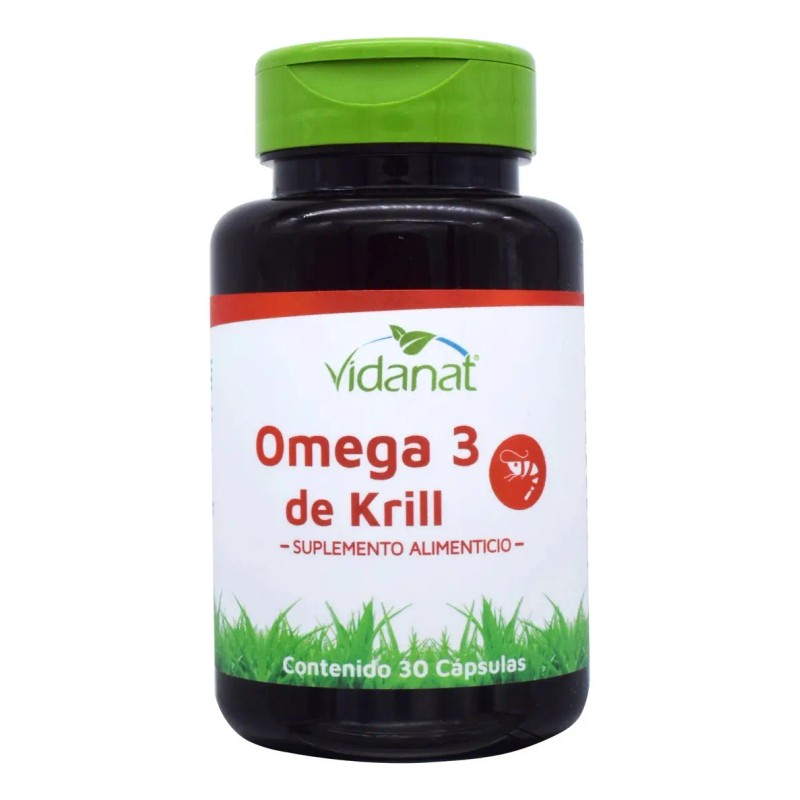 Suplemento en cápsula Vidanat Omegas Krill de 30 un