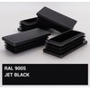 SKIR'CO (4 pcs) Rectangular Plastic Plugs 40 x 80 mm,