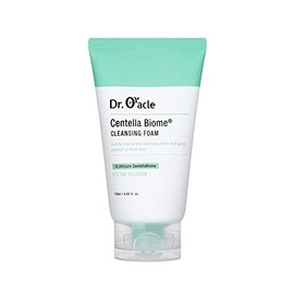 Dr.Oracle- Centellabiome Cleansing Foam - Limpiador facial diario, gel limpiador facial espumoso para pieles sensibles, propensas al acné e irritadas,