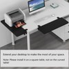 Siiboat Desk Extender 21.65"x9.45" Arm Support Collapsible Ergonomics Computer Table
