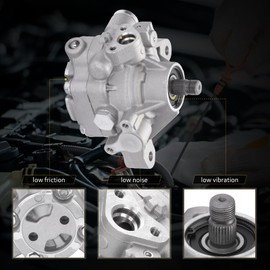 OCPTY Power Steering Pump Compatible with 2004-2005 For Acura TSX 2001-2005 For Acura EL 21-5415 AA1215415 55-5776 PSP1016 56110-RBB-E01 Power Assist Pump