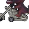 4Pcs Dinosaur Motorbike Toy Motorcycle PVC Pull Car Home Decoration