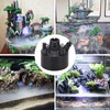Black Aquarium 12 LED Light Ultrasonic Mist Maker Atomizer Water
