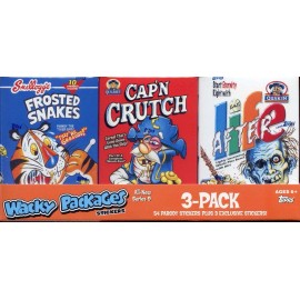 Wacky Packages Stickers Series Nine Cereal Card Box Collection