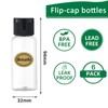 Apstaqeoo 6 Pack 50ml Plastic Travel Bottles with Flip Top