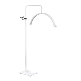KEEN ESSENTIALS Luna Floor Lamp Half Moon Manicure Nail Table LED Light, White
