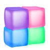 Fidget Toy Stress Cube 4 Pack, Cube Squishies Anxiety Stress