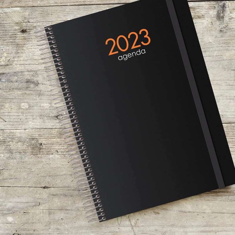 Dohe – Agenda Day Side 15 x 21 cm Black,