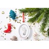 Pearhead 50016 Decorazione Ovale Double Face per Foto e Impronta