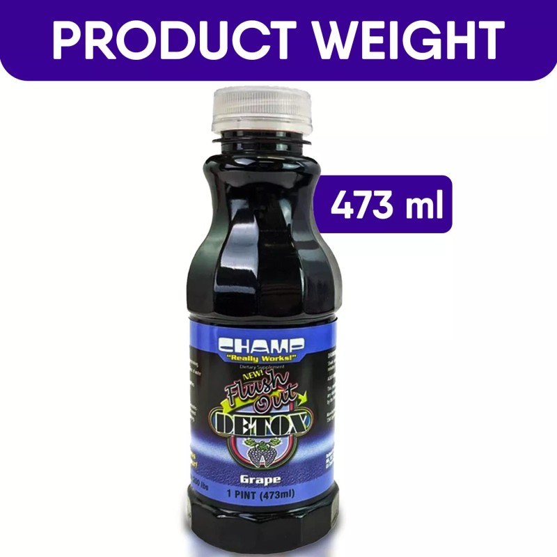 CHAMP FLUSH OUT DETOX - Grape - 1 Pint (473ml)