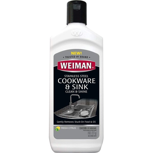 Weiman Stainless Steel Sink and Pots & Pans Cleaner and Polish
