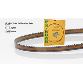 PS Wood Timber Wolf 80" x 1/2 x 6 tpi Band Saw Blade fits Craftsman 12" 9HT2433N, 9HT233IN, & 22432, Hitachi 12" & More