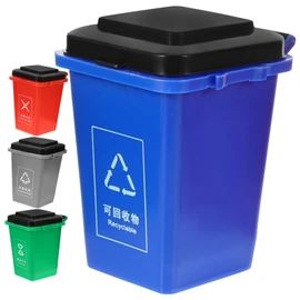 SAFIGLE Early Education Aid Kids Garbage Classification Game Toy Fun Learning Mini Trash Cans