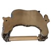 Rustic Cabin Style Black Bear on Log Toilet Paper Holder
