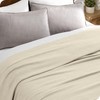 Bare Home Oyster Waffle Blanket, Throw Size 44Wx66L, 100% Cotton,
