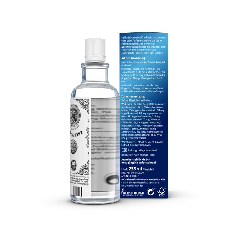 Klosterfrau Melissengeist Spirit of Melissa 47ml