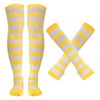 Tongcloud Women's Striped Knee High Socks, Over Knee Thigh High