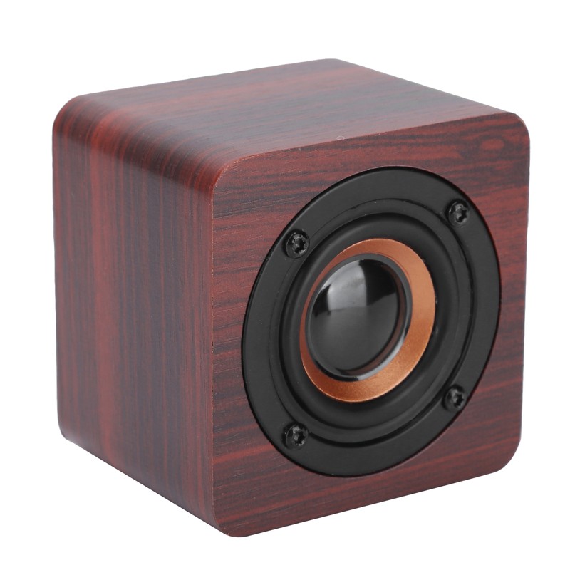Bluetooth Mini Speaker Portable Wood Wireless Loudspeaker Sound System 3W