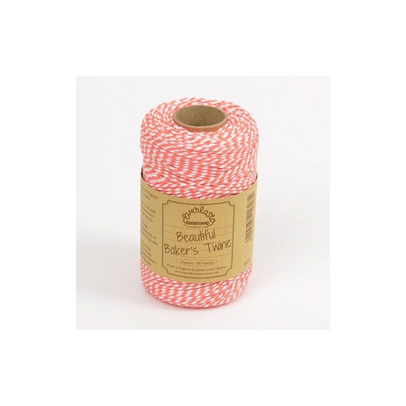 100m - Everlasto Original 'Beautiful Bakers Twine' (2mm approx) (Strawberry)