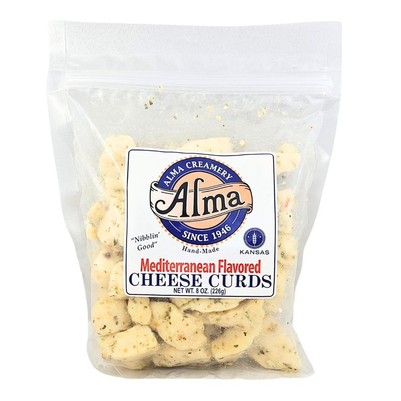 Alma Cheese Curds - Variety Pack of 5 (Cheddar, White
