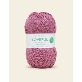 Sirdar, Loveful Recyled Tweed Yarn, Rosewood, 100g