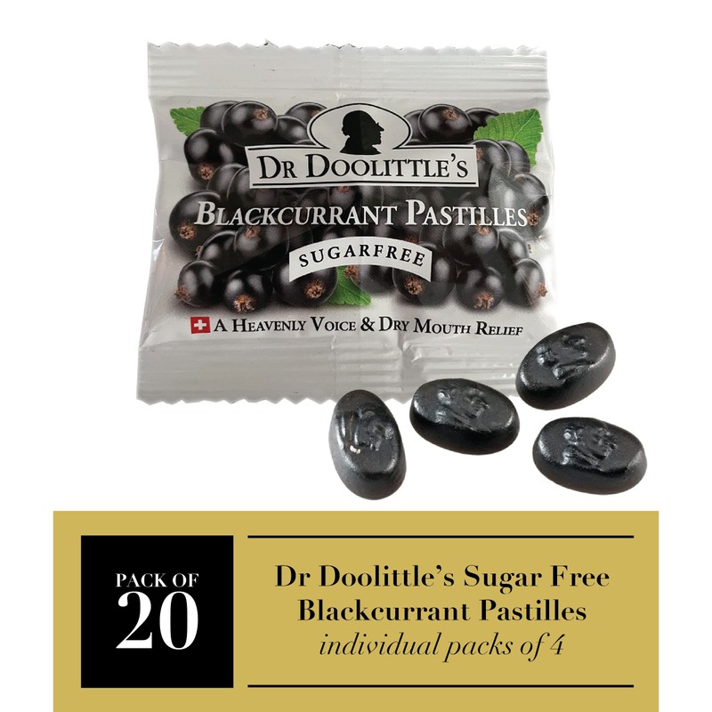 Dr. Doolittle’s Sugar Free Soft Fruit Pastilles for Voice and