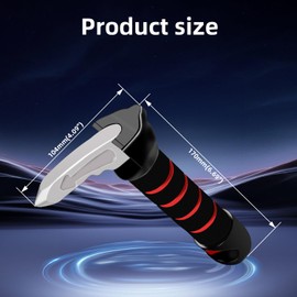 AoJiaPin Red 1Pcs Car Door Handle for Elderly Elderly Assistance Products Pocket Door Handles Handicap Grab Bars Car Handle Assist Seatbelt Cutter, Window Breaker, Car Door Latch Handle Assist Handle